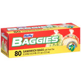 Hefty Baggies Sandwich 80 bags