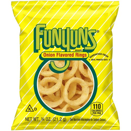 Anillos con sabor a cebolla Funyuns, bolsa de 0.75 oz