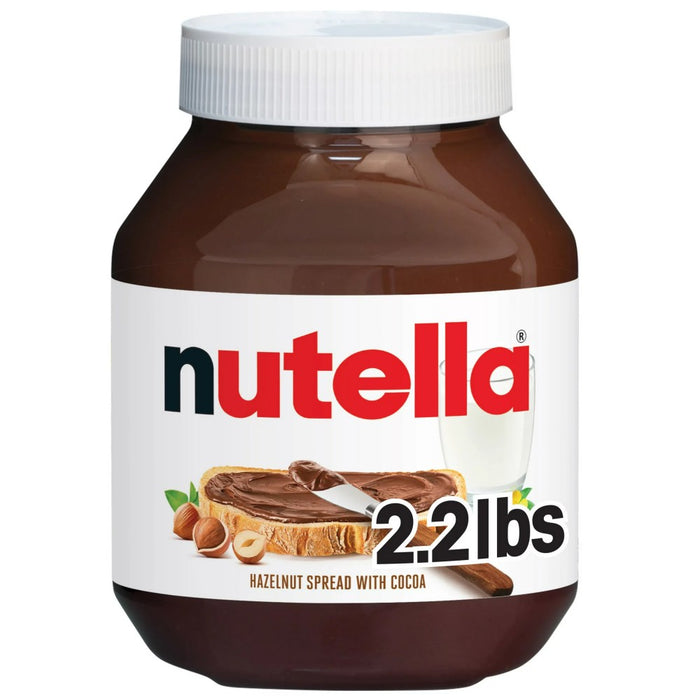 Nutella Chocolate Hazelnut Spread Perfect on Pancakes 35.2 oz Jar