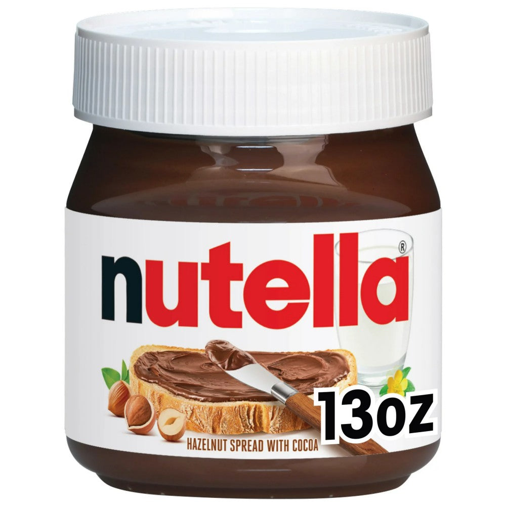Nutella Hazelnut Spread with Cocoa for Breakfast 13 oz Jar