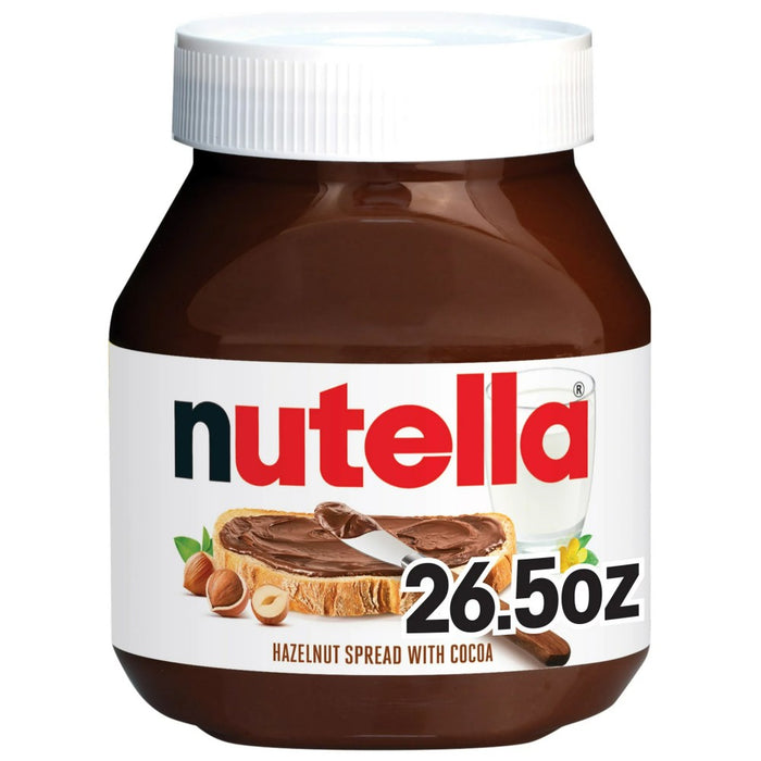 Nutella Hazelnut Spread with Cocoa for Breakfast 26.5 oz Jar