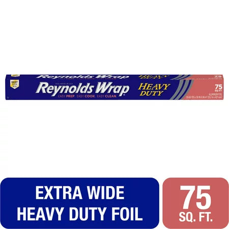 Papel de aluminio Reynolds Wrap Heavy Duty 18 pulgadas 75 pies cuadrados