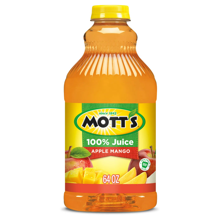 Mott's 100% Apple Mango Juice 64 fl oz bottle
