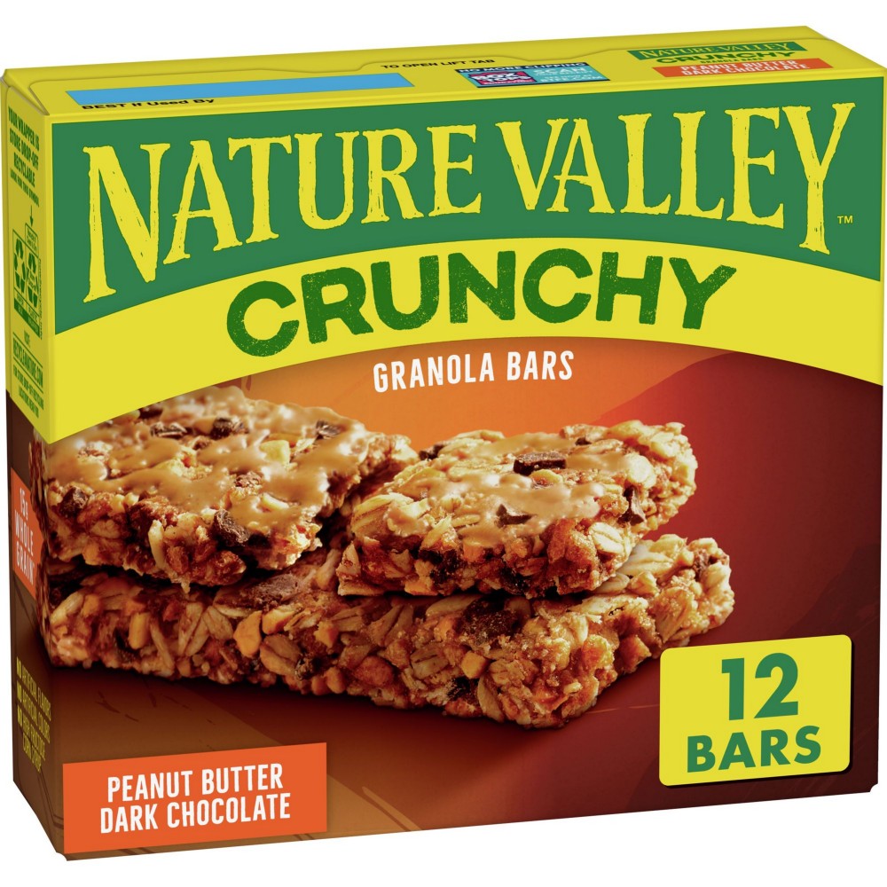 Nature Valley Crunchy Granola Bars Peanut Butter Dark Chocolate 12 bars
