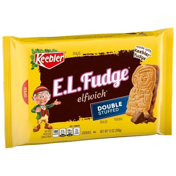 Keebler EL Fudge Galletas Elfwich Rellenas Dobles 12oz
