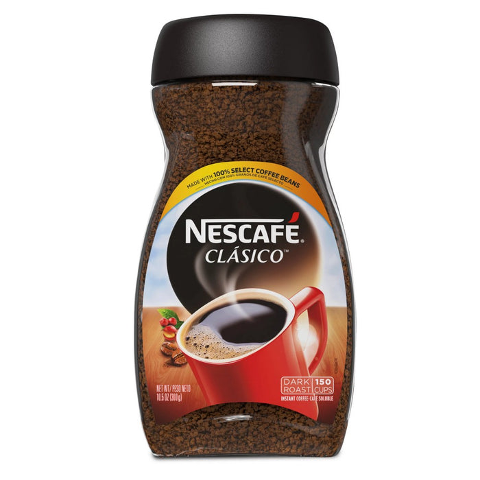 Nescafé Clasico Dark Roast Instant Coffee Jar 10.5 oz