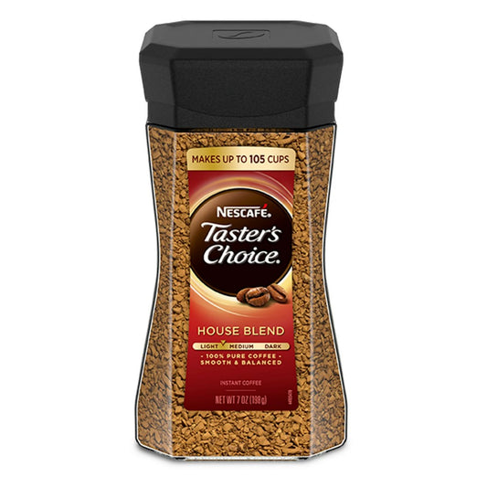 Nescafé Taster's Choice House Blend Light Roast Instant Coffee Jar 7 oz