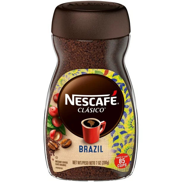 Nescafé Clasico Brazil Dark Raost Instant Coffee 7 oz