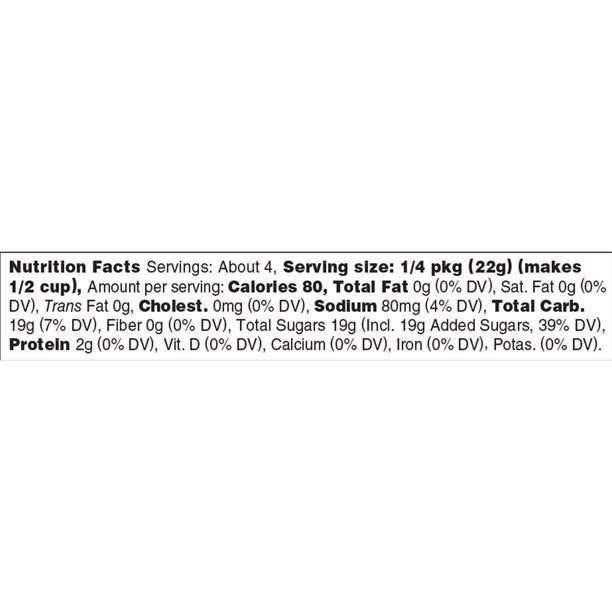 Jell-O Black Cherry Gelatin Dessert Mix 3 oz Box