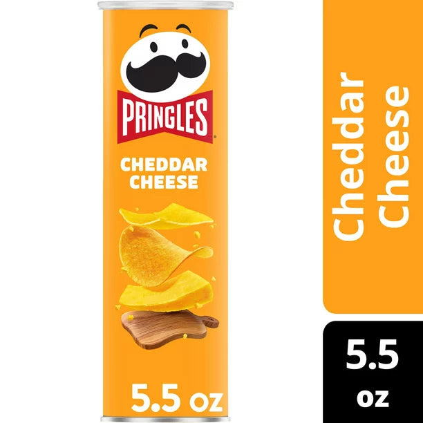 Pringles Potato Crisps Chips Cheddar Cheese 5.5 Oz