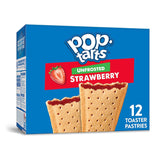 Pop-Tarts Unfrosted Strawberry Toaster Pastries 12 Ea