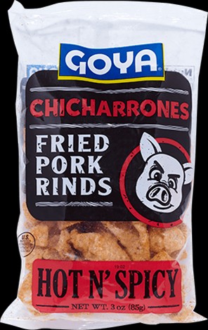 Goya Pork Cracklins Hot N Spicy 4.75 Oz