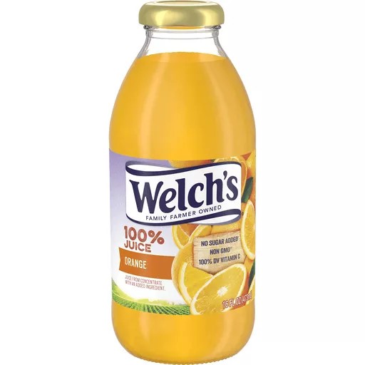 Welch S 100% 16 Oz Orange Juice