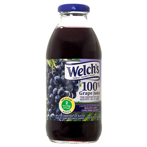 Welchs 100% Grape Juice 16 Oz