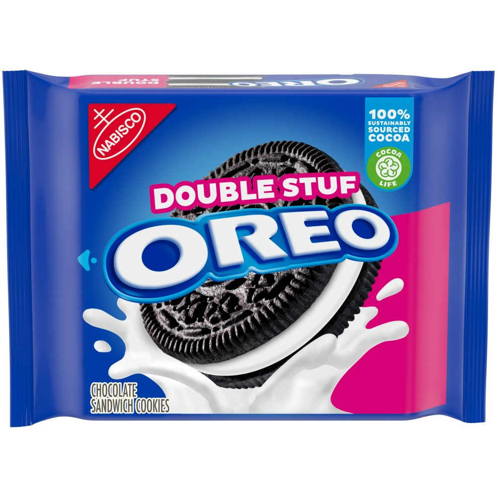OREO Double Stuf Chocolate Sandwich Cookies 14.03 oz
