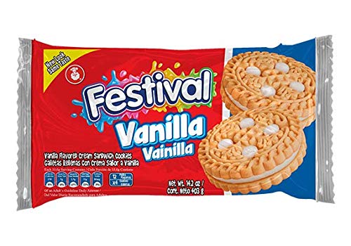 Galletas de vainilla Festival 14.6 oz 12 unidades