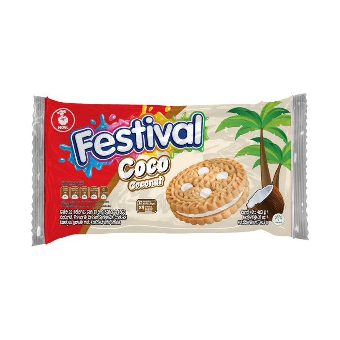 Galletas de coco Festival 14.21 oz 12 unidades