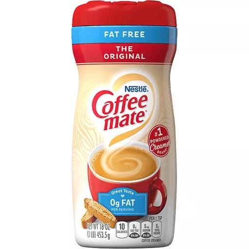 Nestle Coffee mate Original Fat Free Powdered Coffee Creamer 16 oz