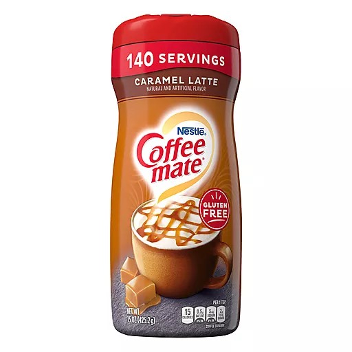 Coffee-Mate Gluten Free Caramel Latte Coffee Creamer 15 Oz