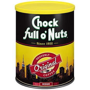 Chock Full o’Nuts® Original Blend Ground Coffee Medium Roast 11.3 Oz. Can