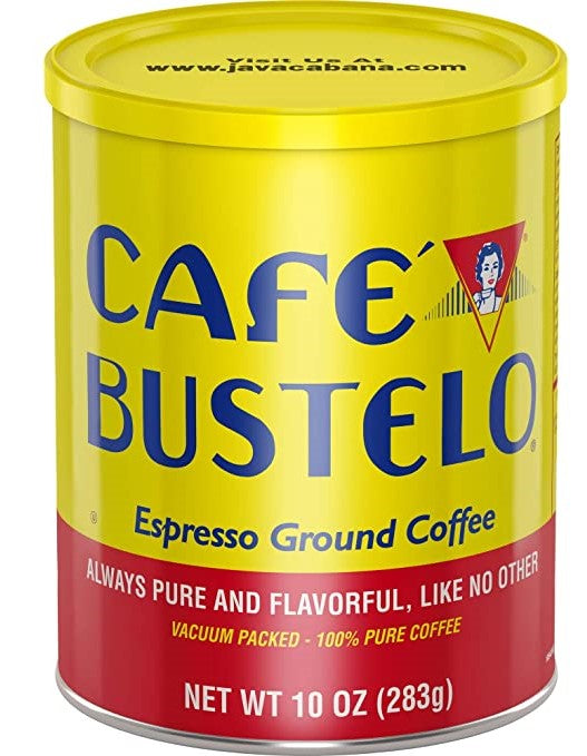 Cafe Bustelo Espresso Style Dark Roast Ground Coffee 10 oz. Can