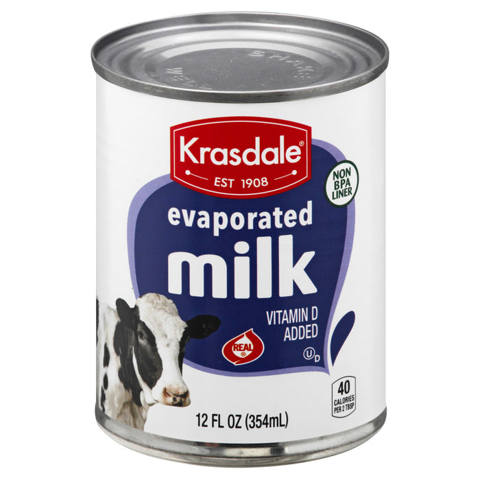 Krasdale leche evaporada 12 oz