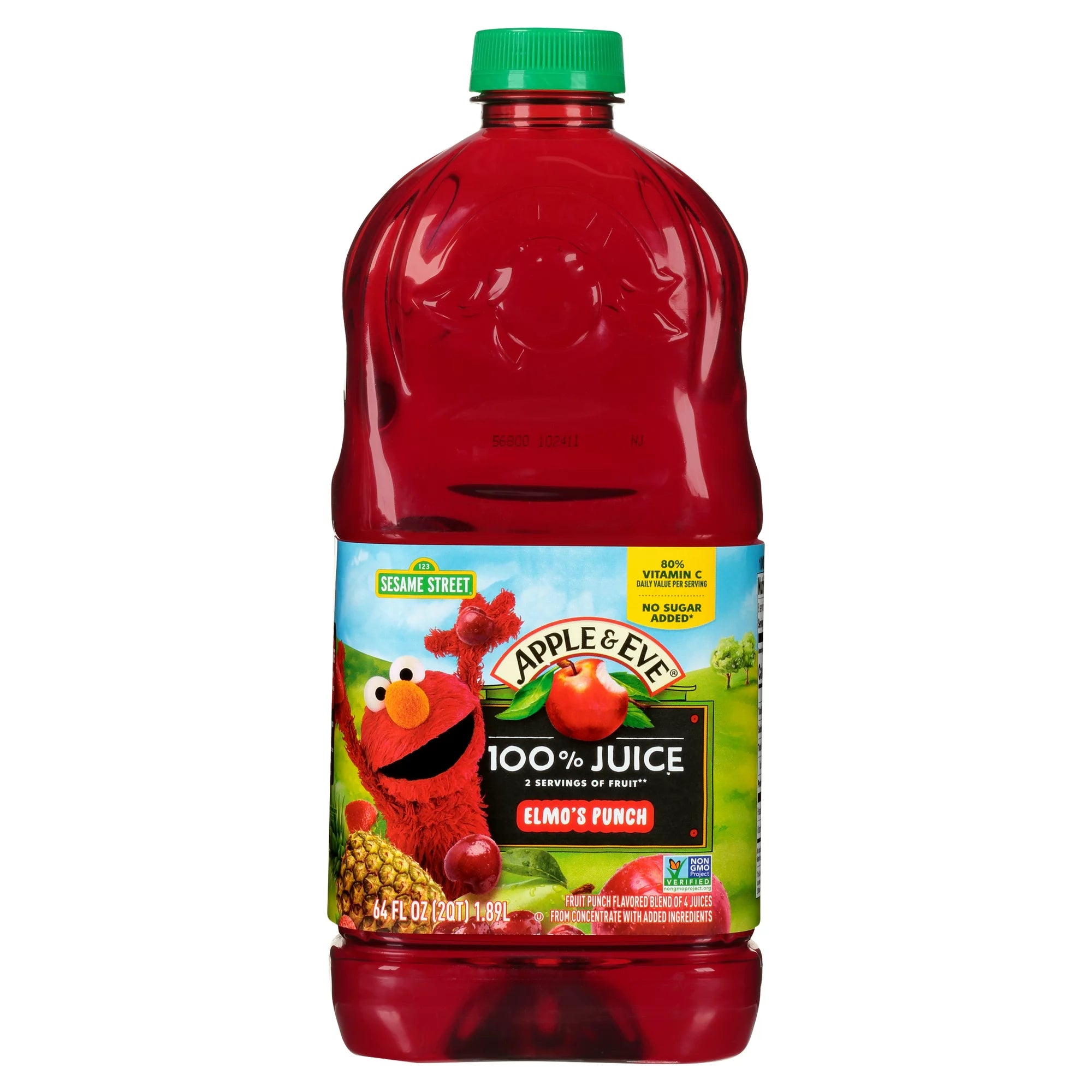 Apple &amp; Eve Organics Elmos Punch 100% Jugo 64 Fl. Onz.