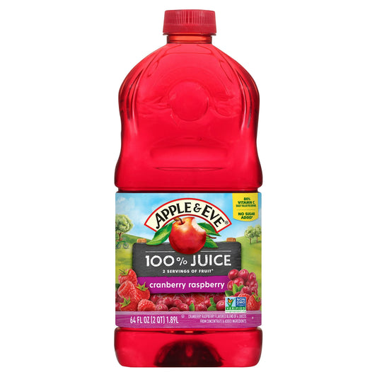 Jugo de frambuesa y arándano Apple &amp; Eve 64 fl. Onz.