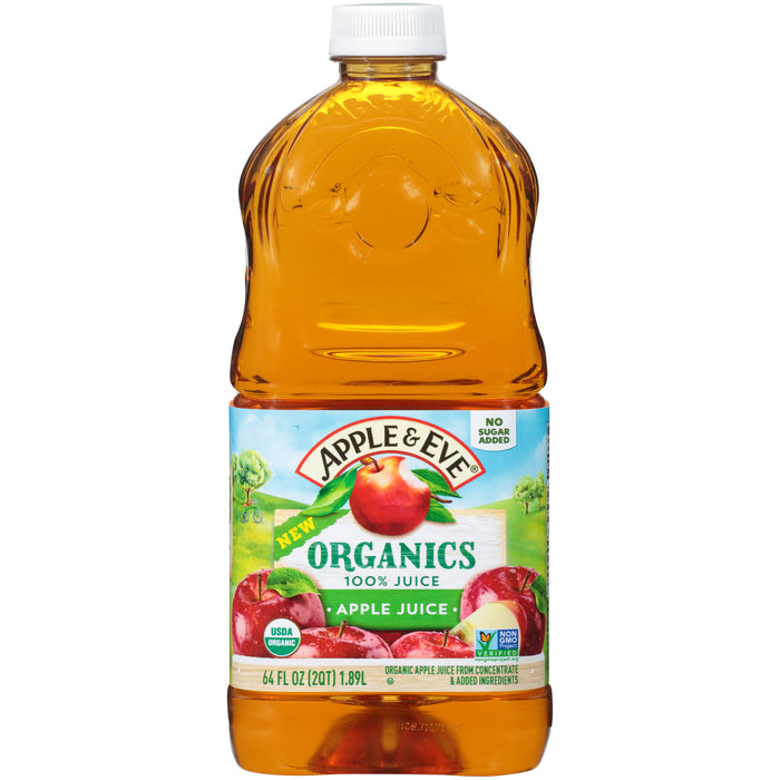 Apple &amp; Eve Organics Jugo 100% de manzana 64 fl. Onz.