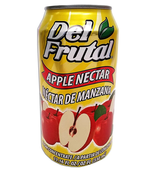 Del Frutal Apple Nectar 11.16 oz - Sabor Manzana (Pack of 1)