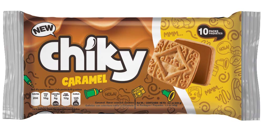 Chiky Caramel Cookies 14.1 oz 10 Count