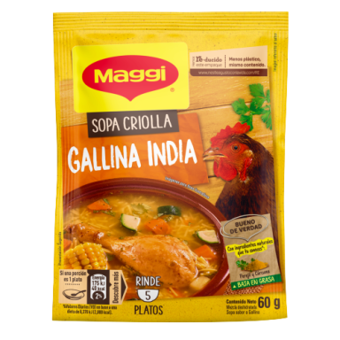Maggi Sopa Criolla Sabor Gallina India 12g
