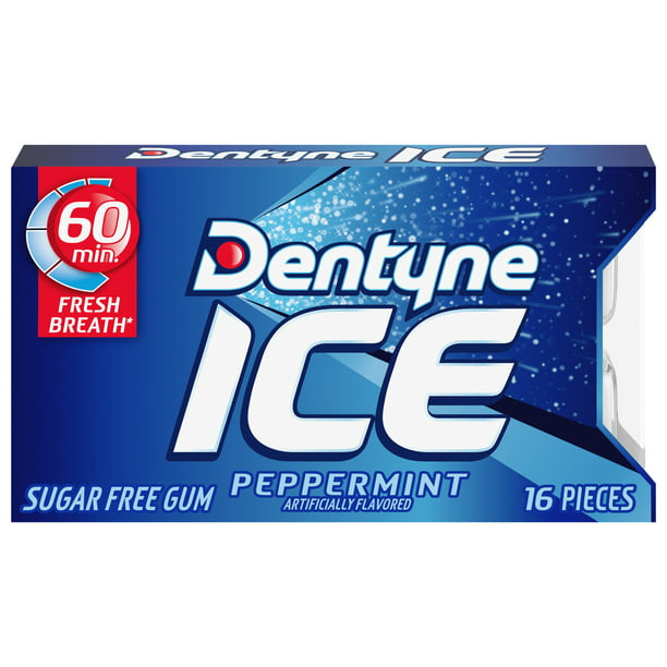 Dentyne Ice Peppermint Sugar Free Gum 16 pc