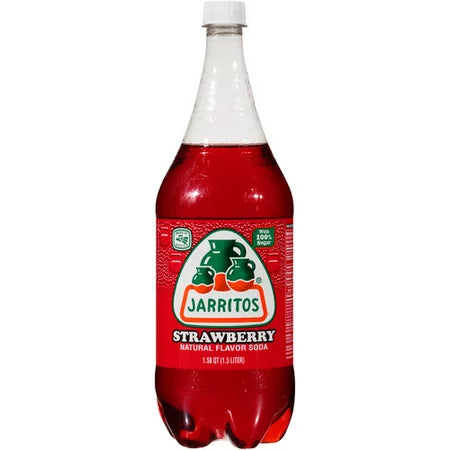 Jarritos Strawberry Soda 1.58 qt (1.5liter)