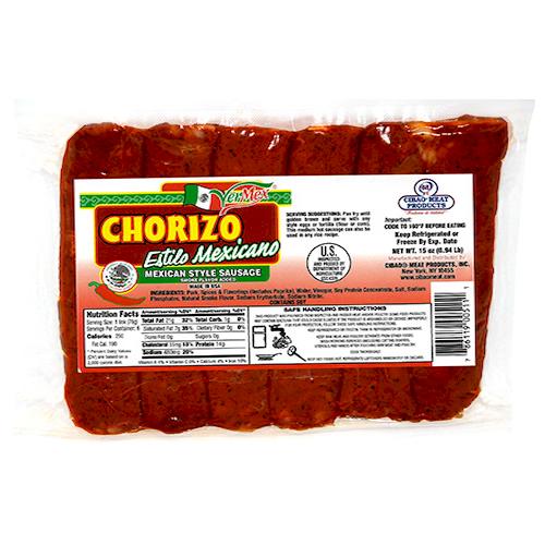 Vermex Chorizo Estilo Mexicano 15 oz