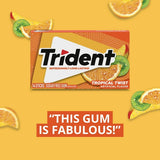 Chicles Trident Tropical Twist Sin Azúcar 14 Piezas