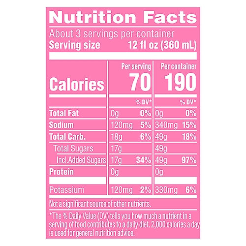 Brisk Strawberry Melon Iced Tea 1 Liter Bottle