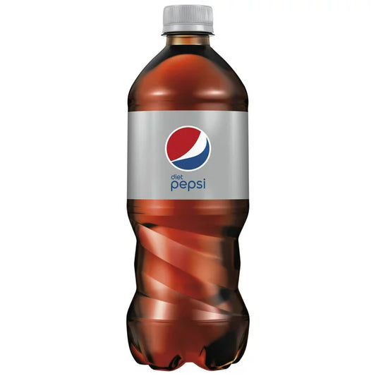 Diet Pepsi Cola Soda Pop 20 oz Bottle