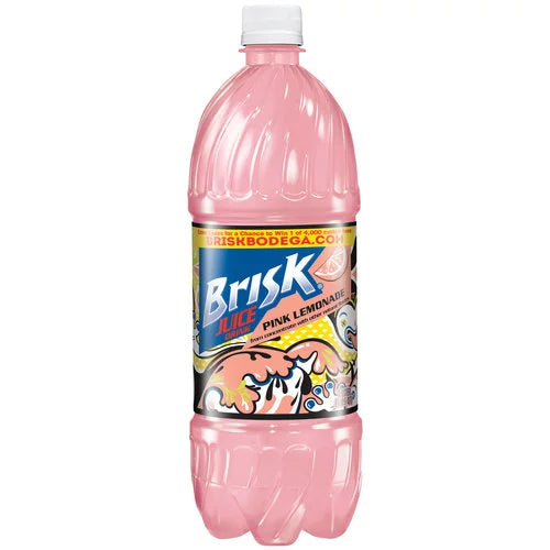 Brisk Pink Lemonade Juice 1 Liter Bottle