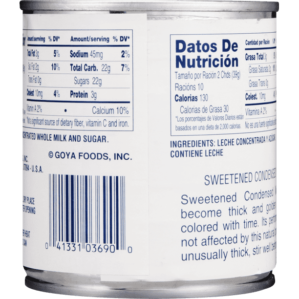 Goya Sweetened Condensed Milk 14 OZ