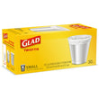 Glad Small Trash Bags 4 Gallon 30 Bags (Twist Tie)