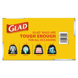 Drawstring Large Trash Bags 30 gal 1.05 mil 30" x 33" Black 15/Box