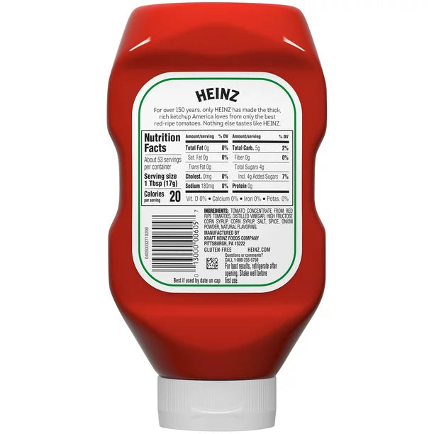 Heinz Tomato Ketchup 32 oz Bottle