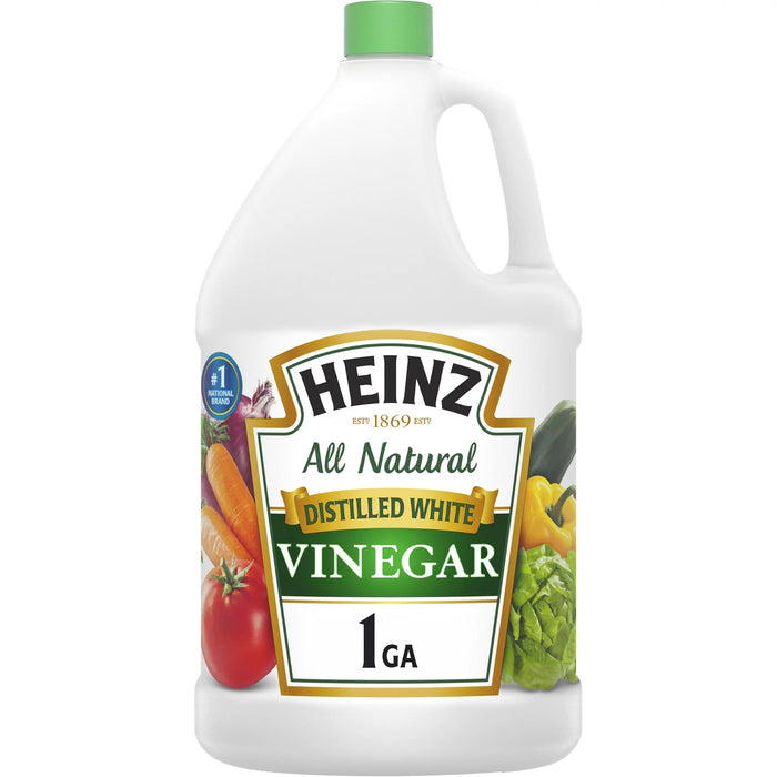 Heinz All Natural Distilled White Vinegar 5% Acidez 1 galón Jarra