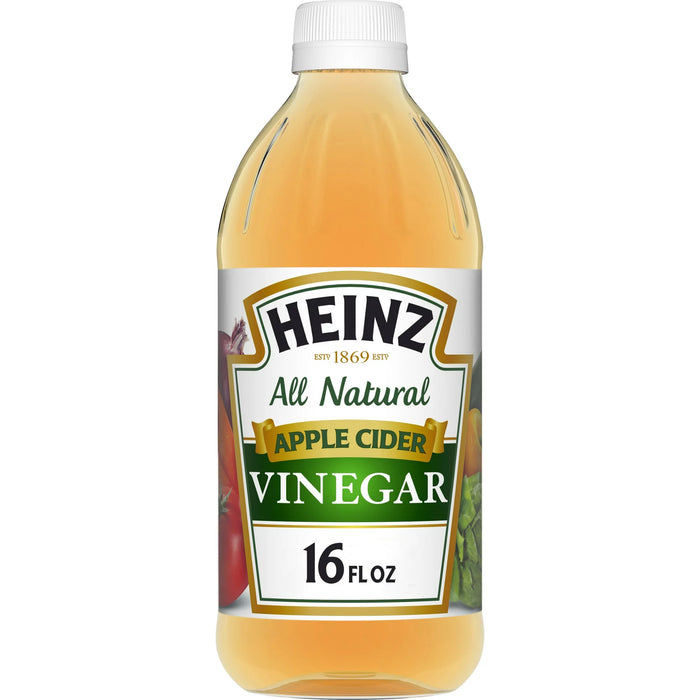 Vinagre de sidra de manzana natural Heinz con 5% de acidez botella de 16 fl oz