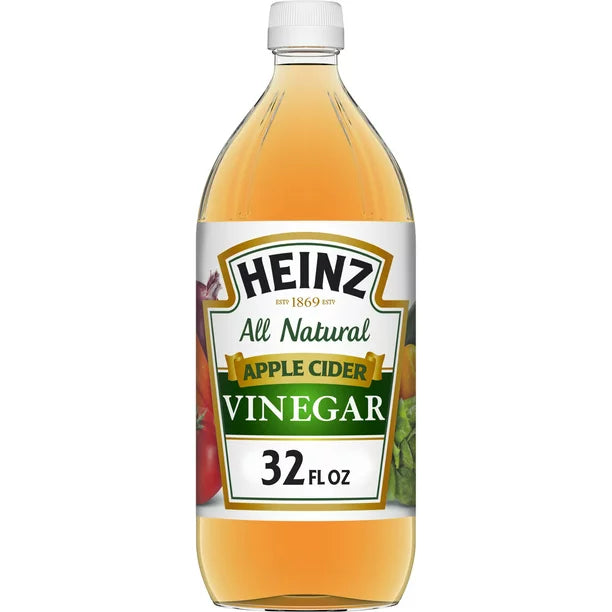 Vinagre de sidra de manzana natural Heinz con 5% de acidez botella de 32 fl oz