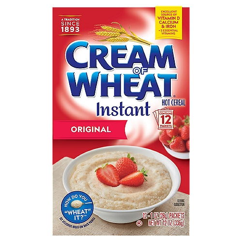 Cream Of Wheat Stove Original 2.5 Minute Hot Cereal 28 oz