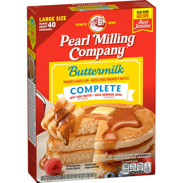 Pearl Milling Company Complete Buttermilk Pancake &amp; Waffle Mix tamaño grande 32 oz