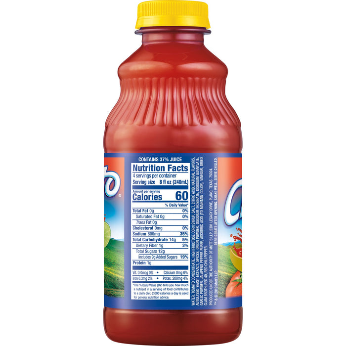Clamato Picante Tomate Cóctel Botella de 32 fl oz
