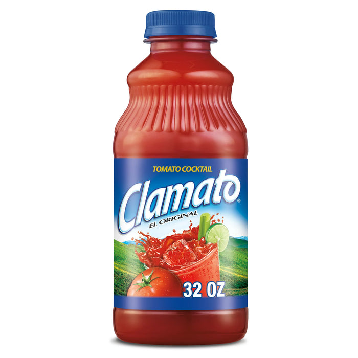 Clamato Coctel de Tomate Original botella de 32 fl oz